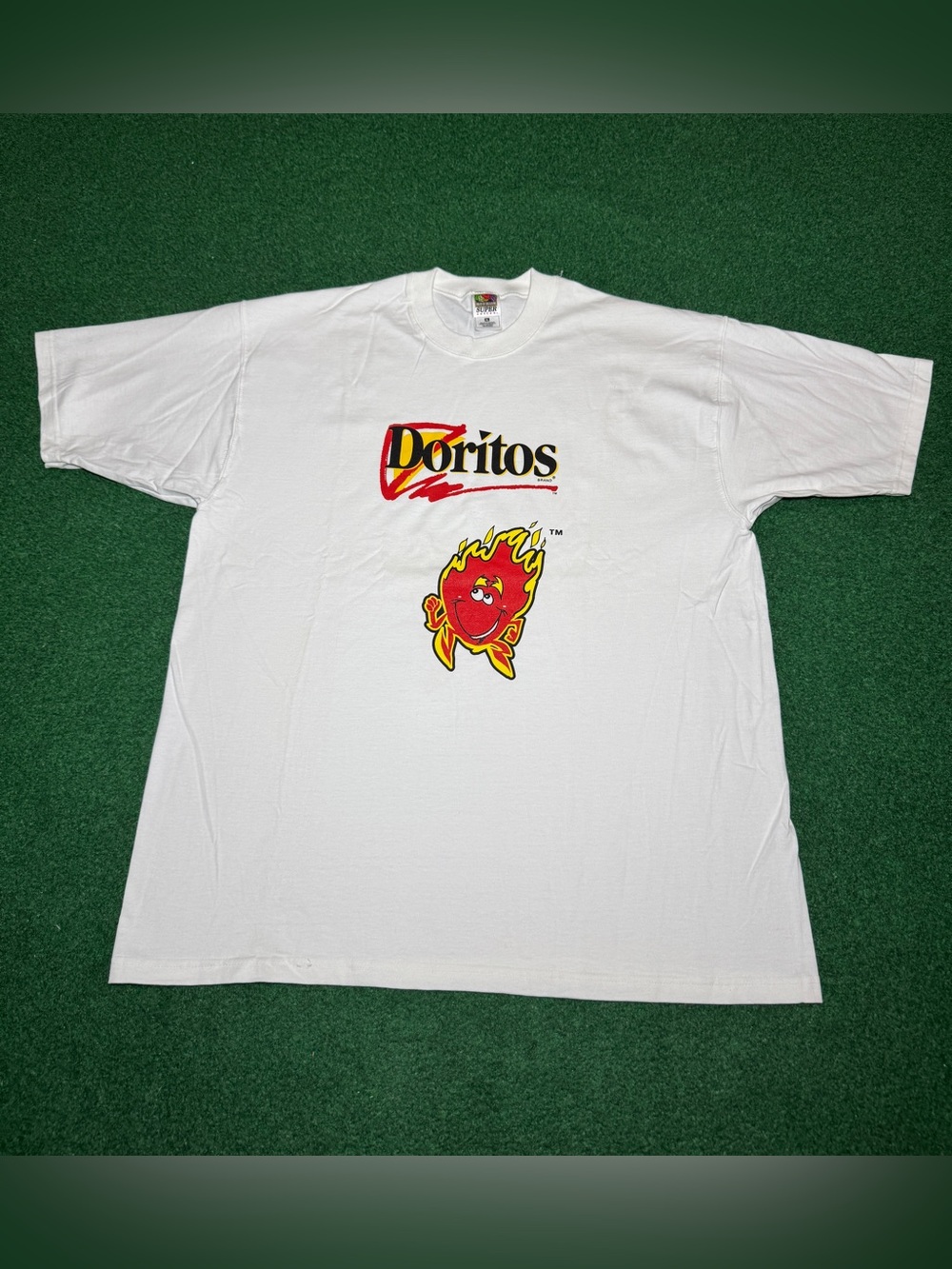 Doritos Vintage Nacho Cheese Chip 90s Promo Snack XL Never Worn T Shirt - Picture 1 of 7